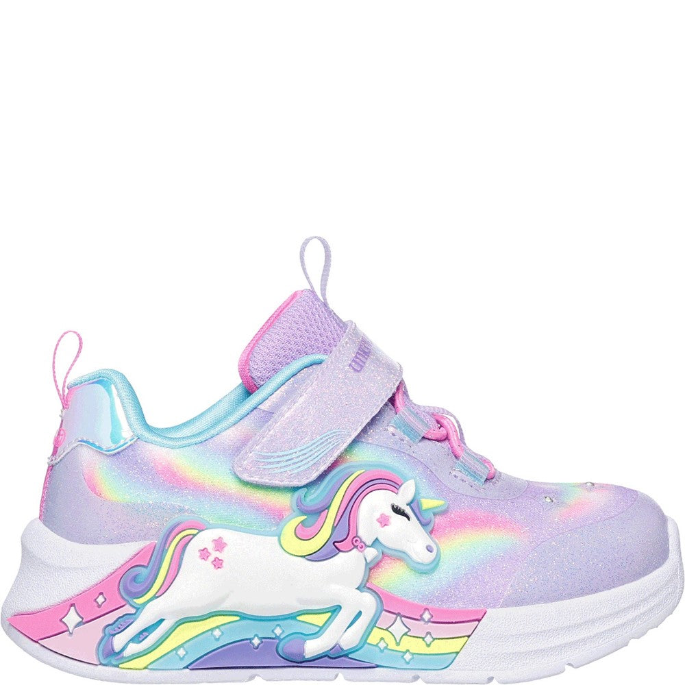 Girls' Skechers Unicorn Chaser Infant Trainers