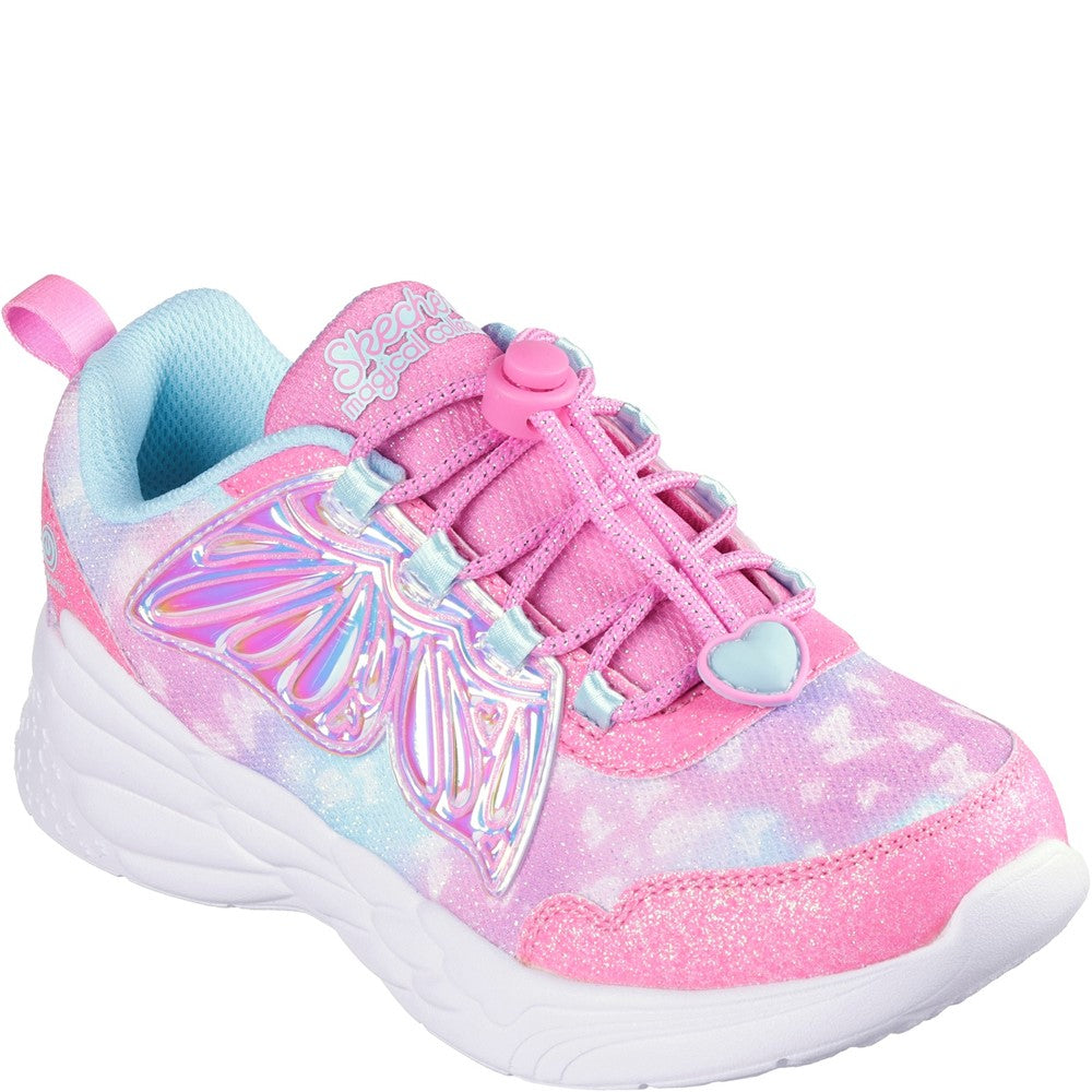 Girls' Skechers Dream Racer - Wing Brites Shoes