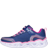 Girls' Skechers Heart Lights Retro Hearts Trainers