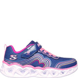 Girls' Skechers Heart Lights Retro Hearts Trainers