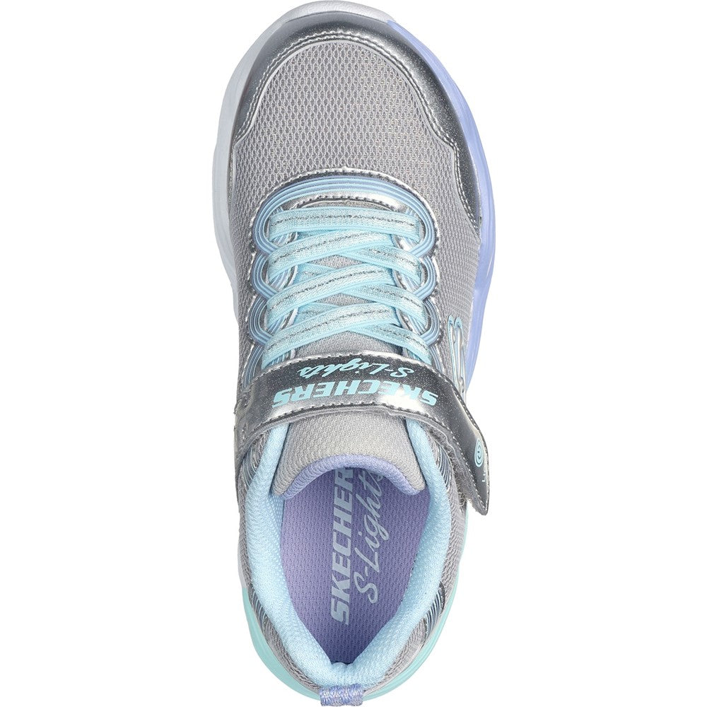 Girls' Skechers S-Lights: Twisty Glow Trainers