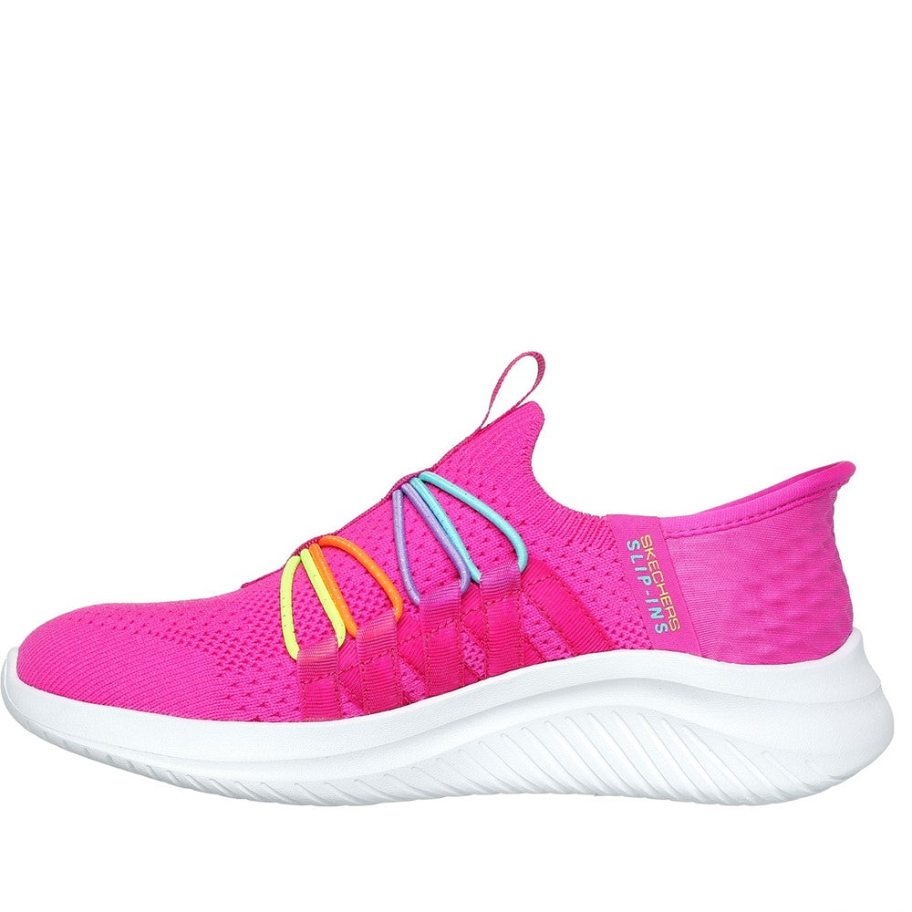 Girls' Skechers Ultra Flex 3.0 Bungee Fun Trainers