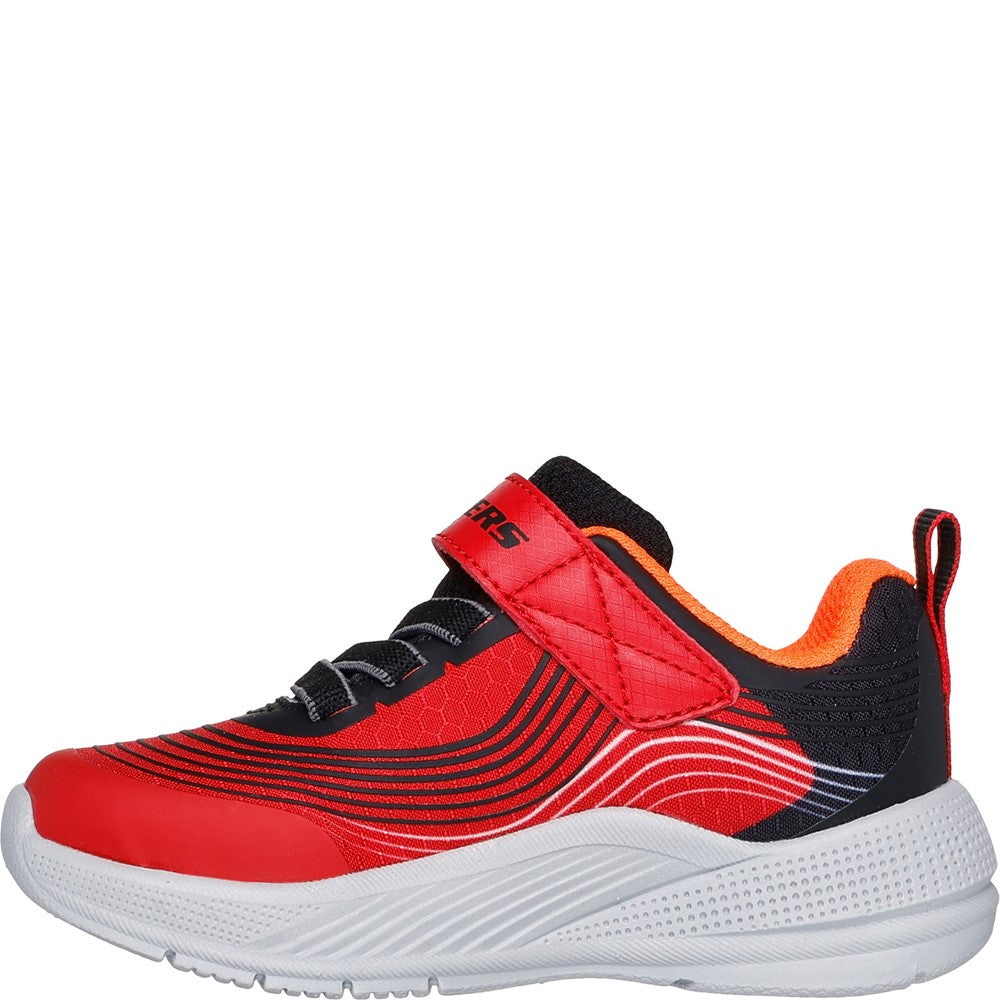 Boys' Skechers Microspec Advance Infant Trainers