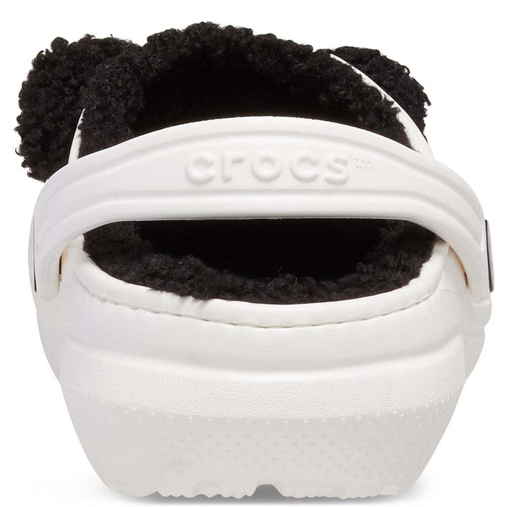 Kids' Crocs Classic Lined Fun Lab Panda Infant Clogs