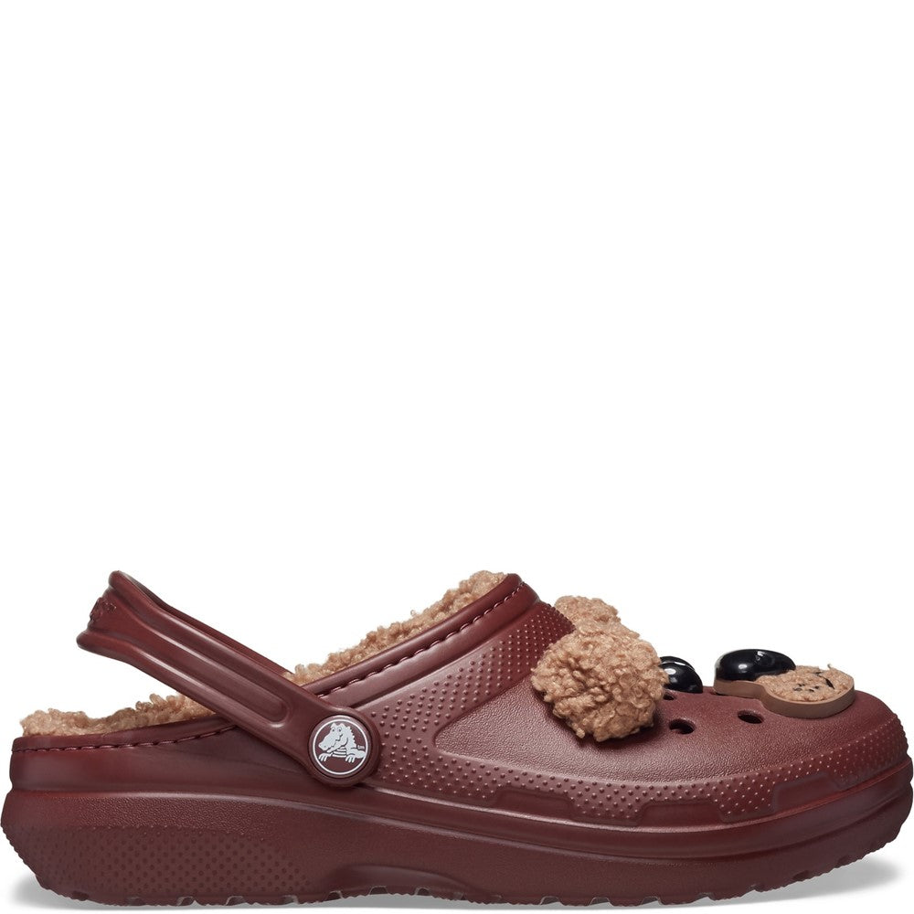 Kids' Crocs Classic Lined Fun Lab Bear Junior Clogs