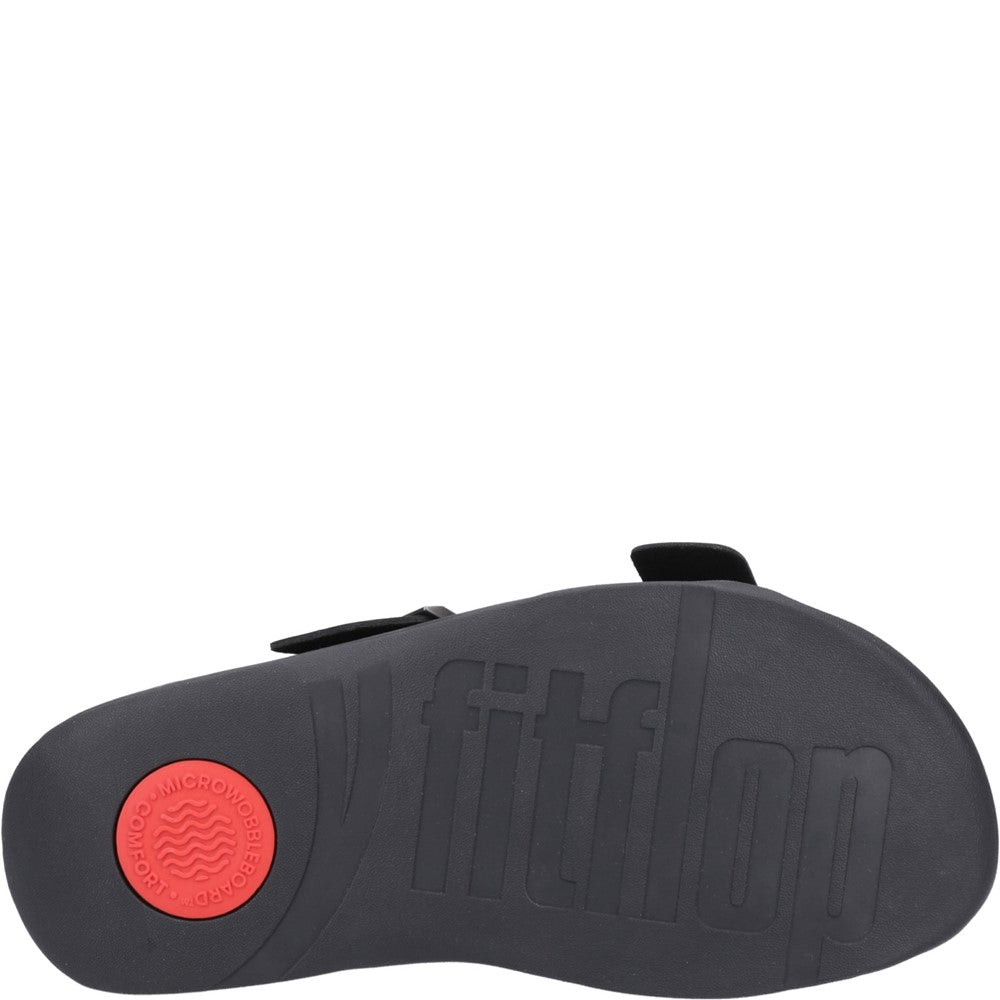 Men's Fitflop Gogh Moc Slides Black - FreemanHardy\u0026Willis