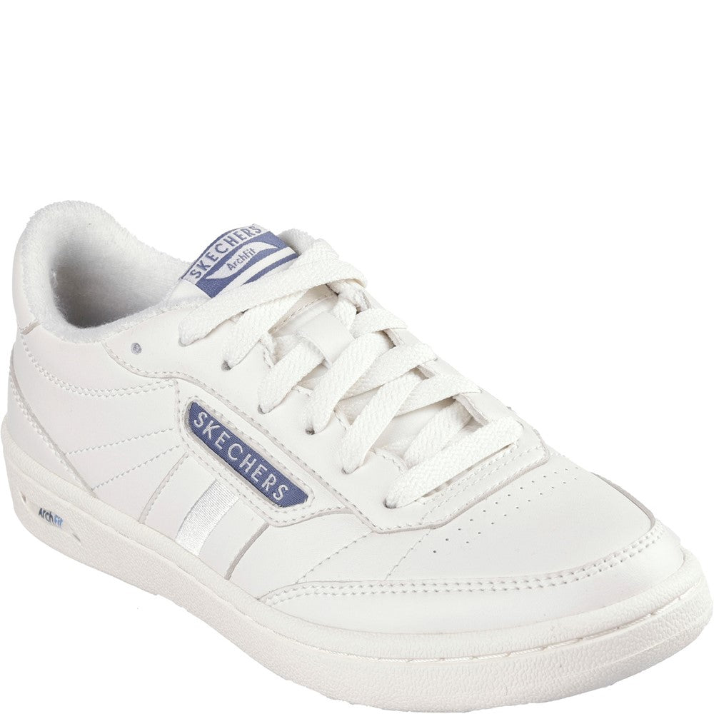 Women s Skechers Arch Fit Classic Trainers Off White FreemanHardy Willis