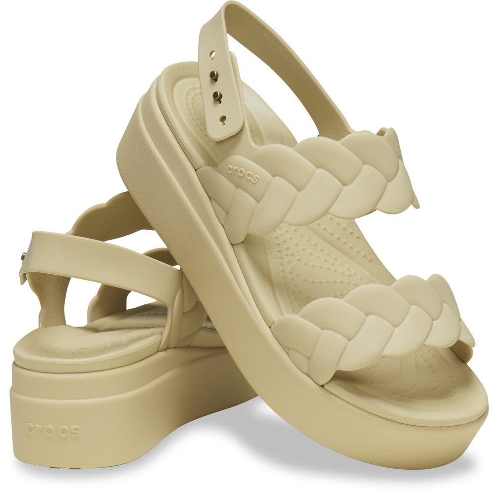 Women's Crocs Brooklyn Woven Low Wedge