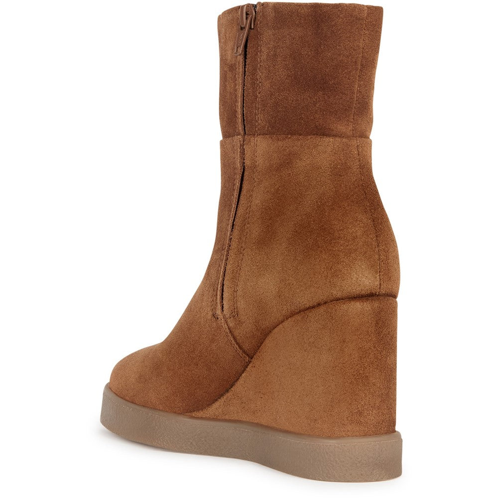 Women's Geox D EILDEA WEDGE B ANKLE BOOTS