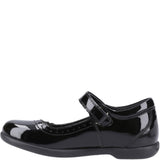 Girls' Hush Puppies Bethany Patent Senior School Shoe (Junior 6)