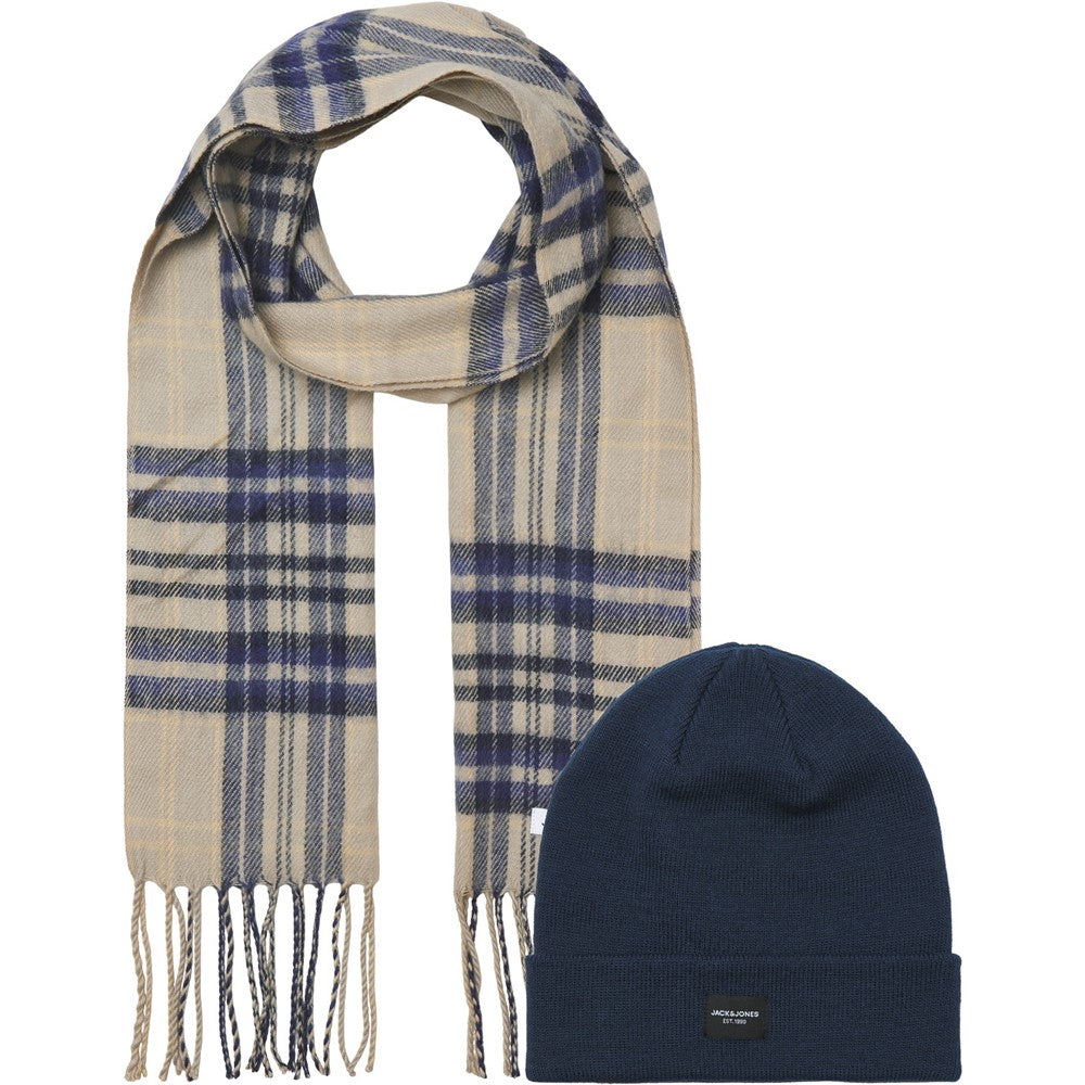 Men's Jack & Jones Frost DNA Beanie and Scarf Giftbox