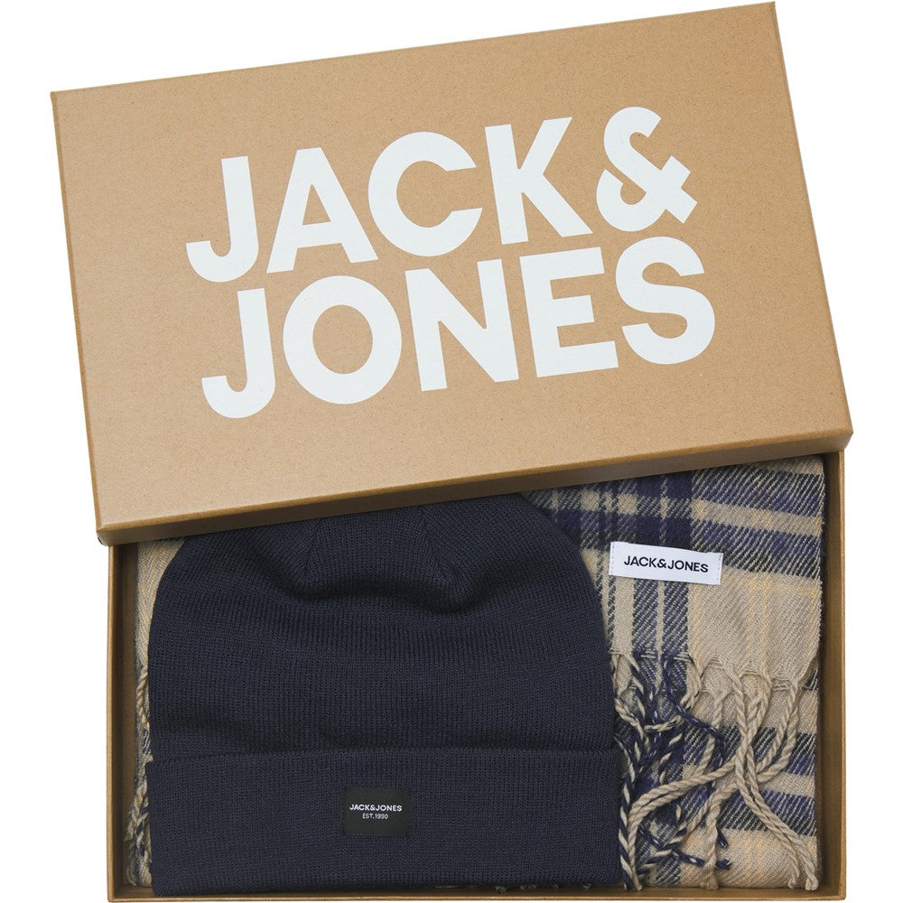 Men's Jack & Jones Frost DNA Beanie and Scarf Giftbox