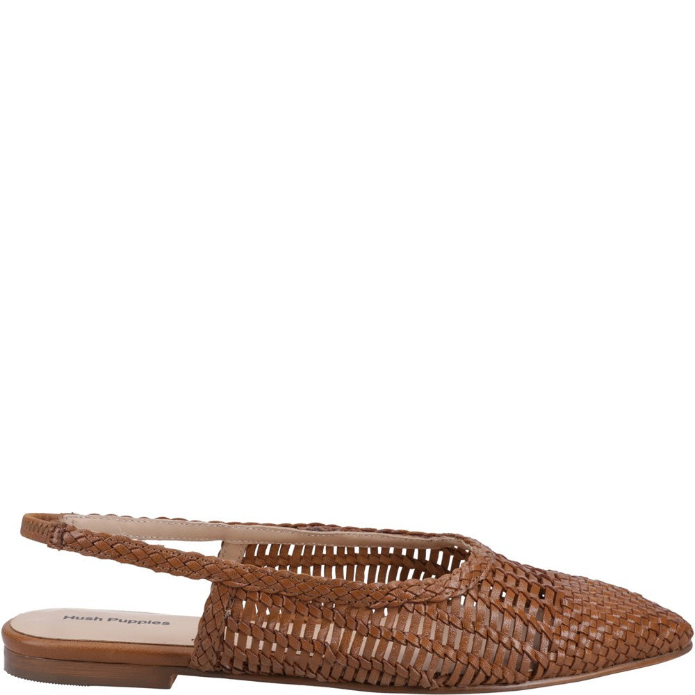 Women's Hush Puppies Dalia Woven Slingback Ballerinas