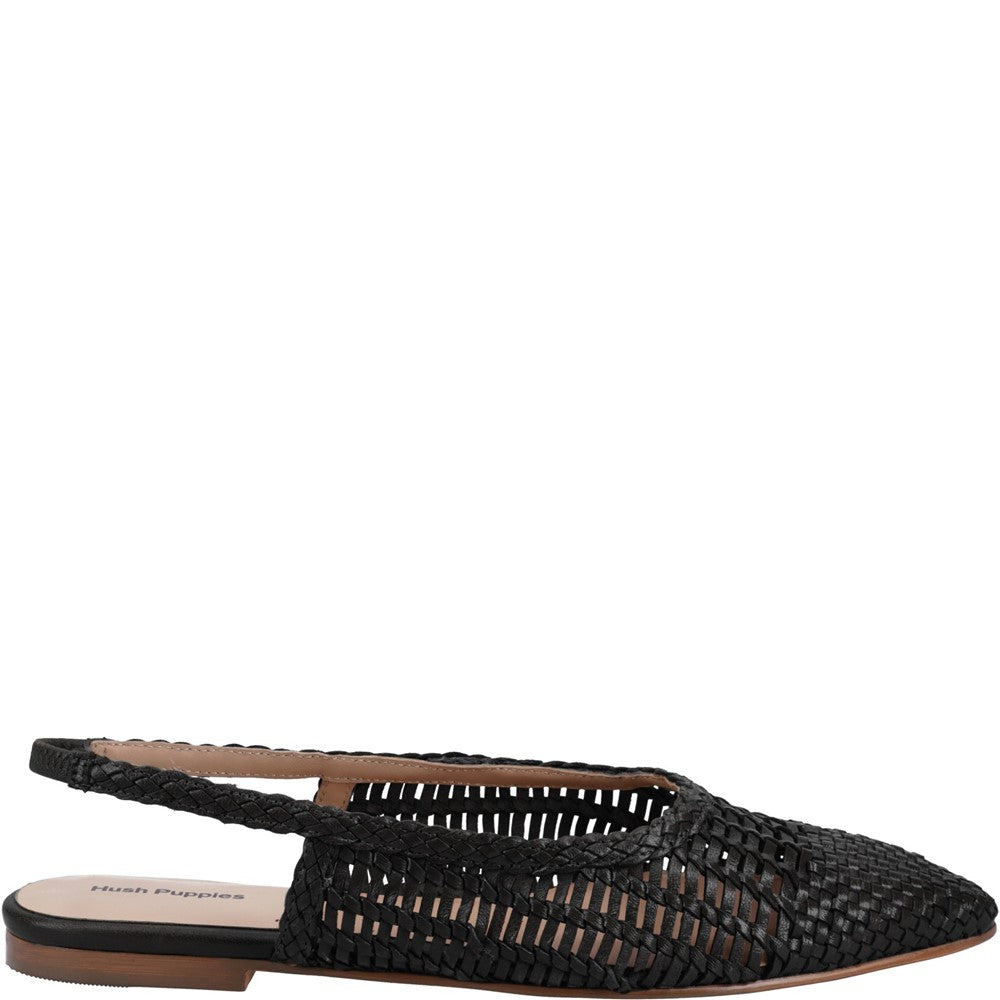 Women's Hush Puppies Dalia Woven Slingback Ballerinas