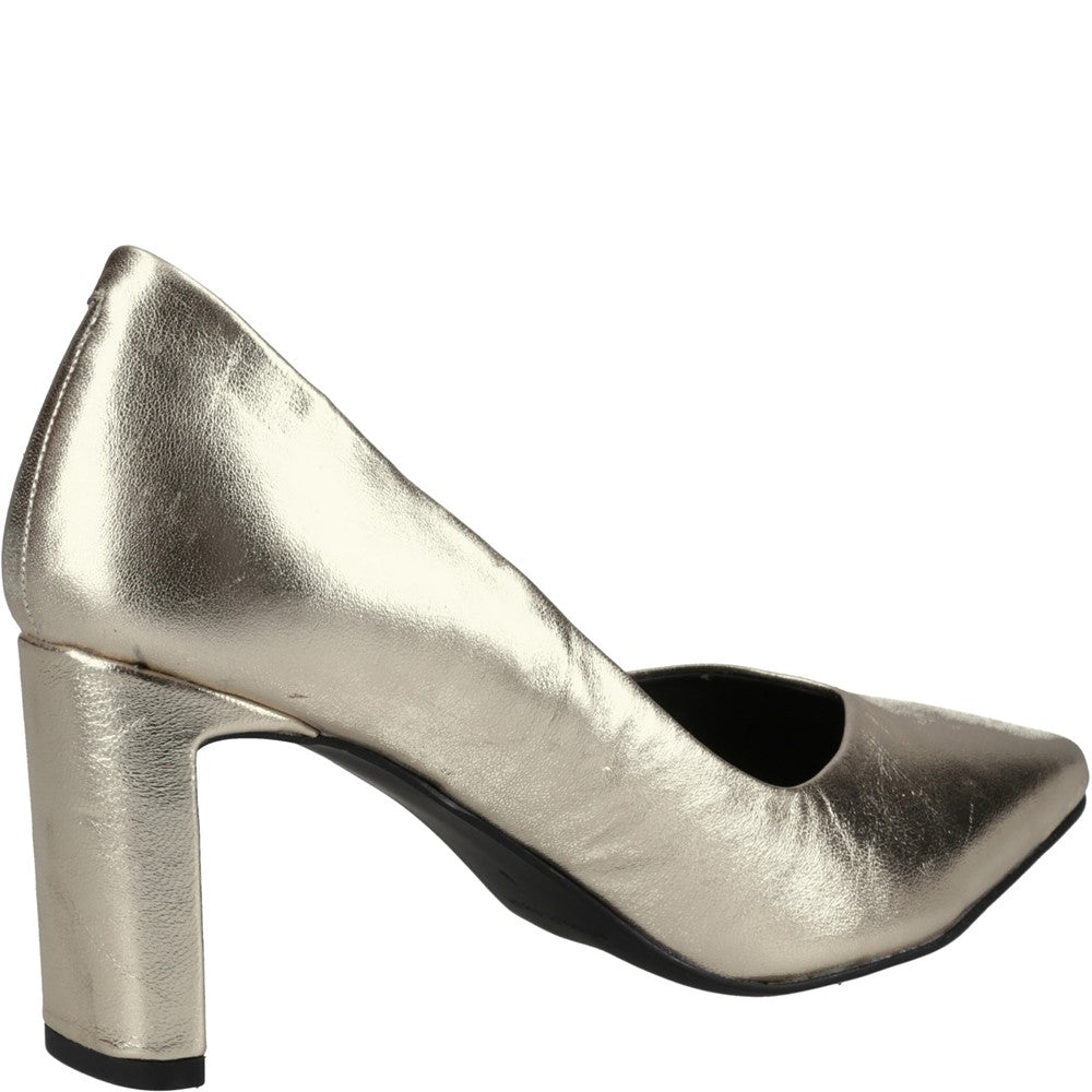 Women's Hush Puppies Olivia Leather Court Shoe