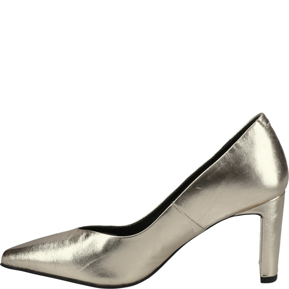 Women's Hush Puppies Olivia Leather Court Shoe