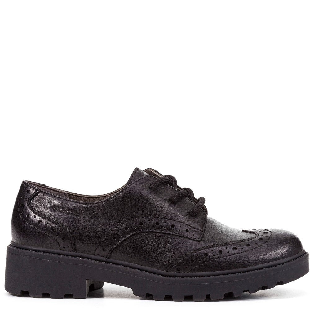 Girls' Geox J Casey G. N Senior XL School Shoes