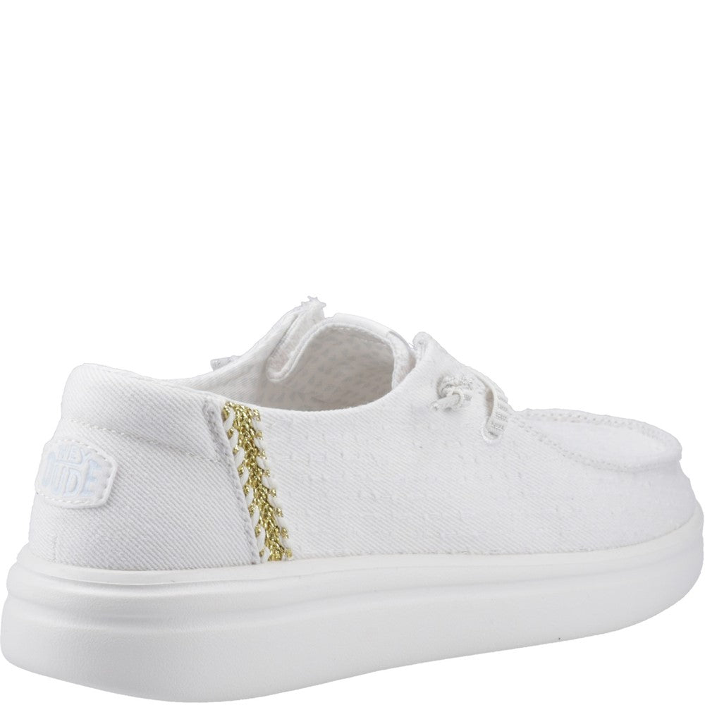 Women's HEYDUDE Wendy Rise Perf Canvas Shoes