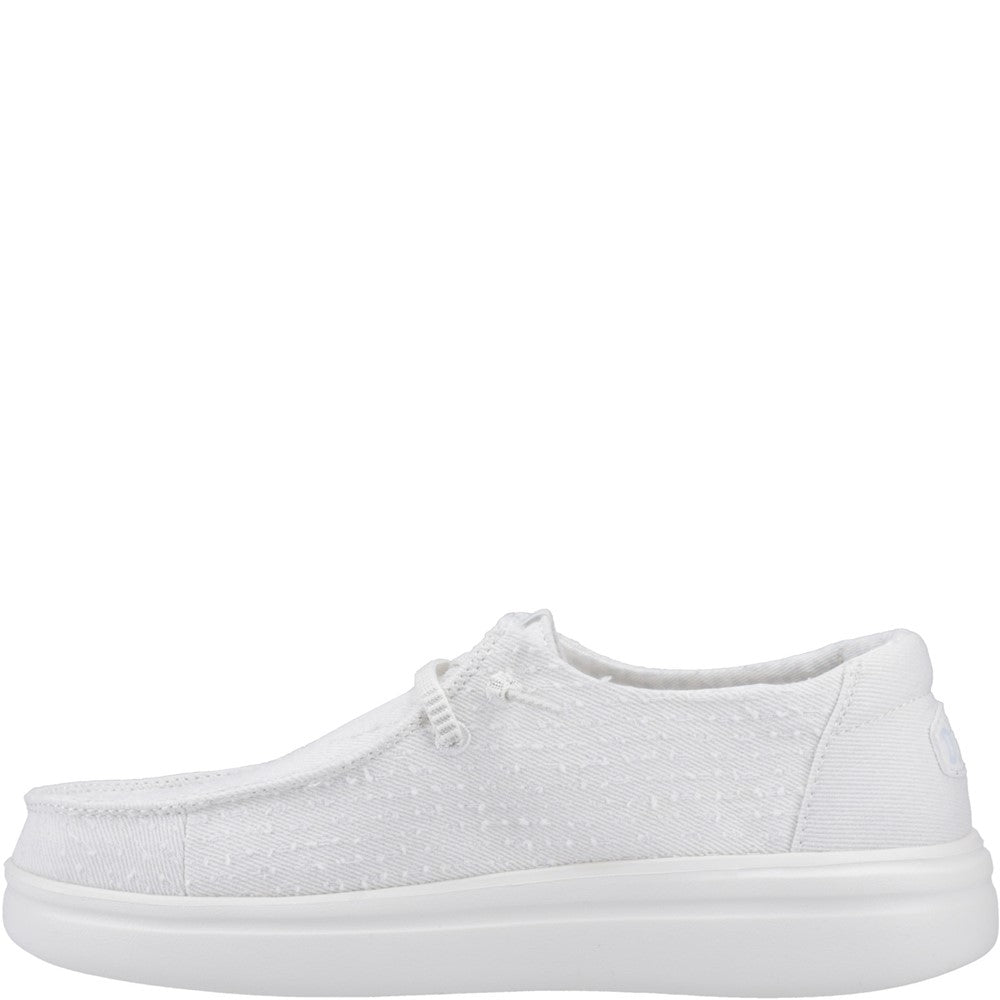 Women's HEYDUDE Wendy Rise Perf Canvas Shoes