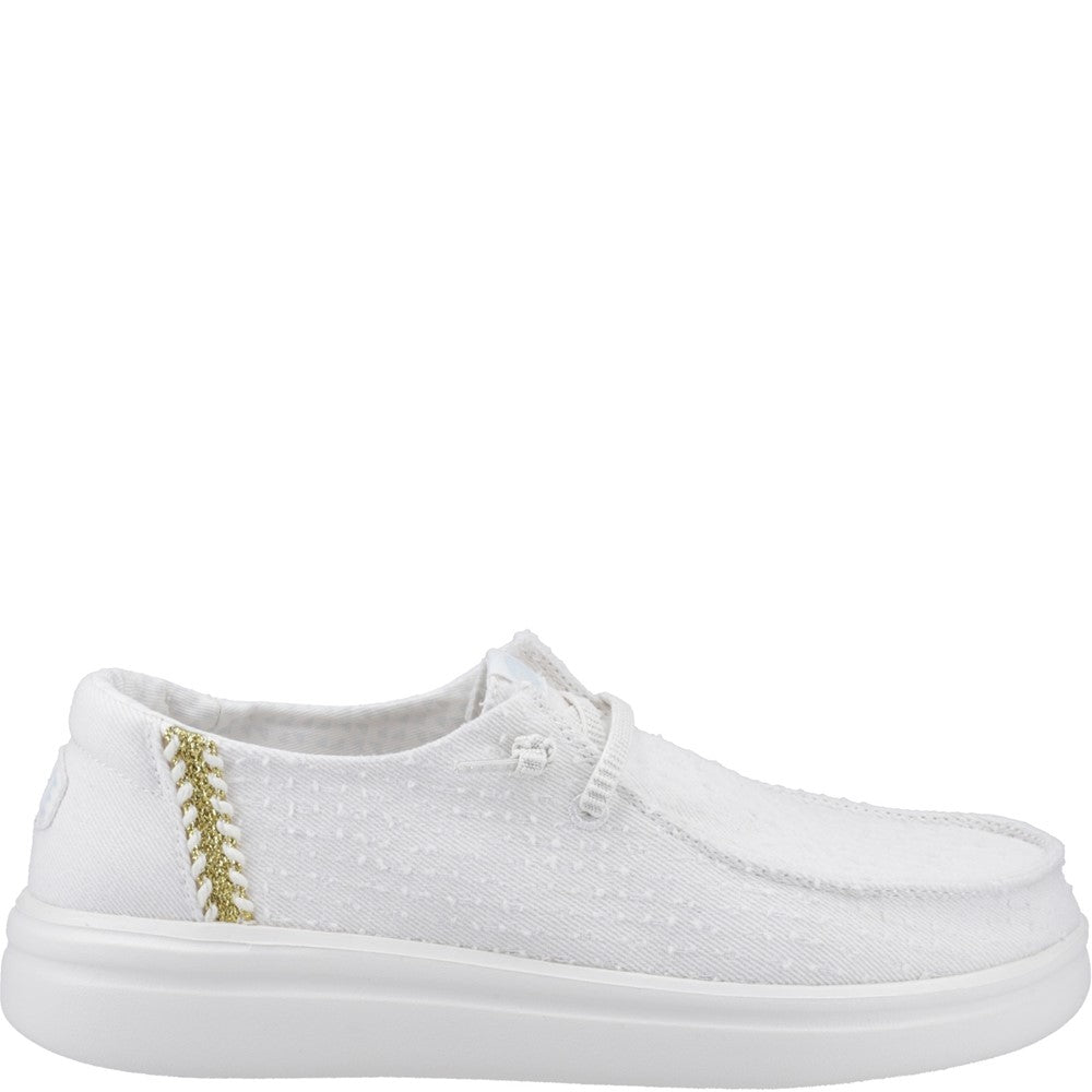 Women's HEYDUDE Wendy Rise Perf Canvas Shoes