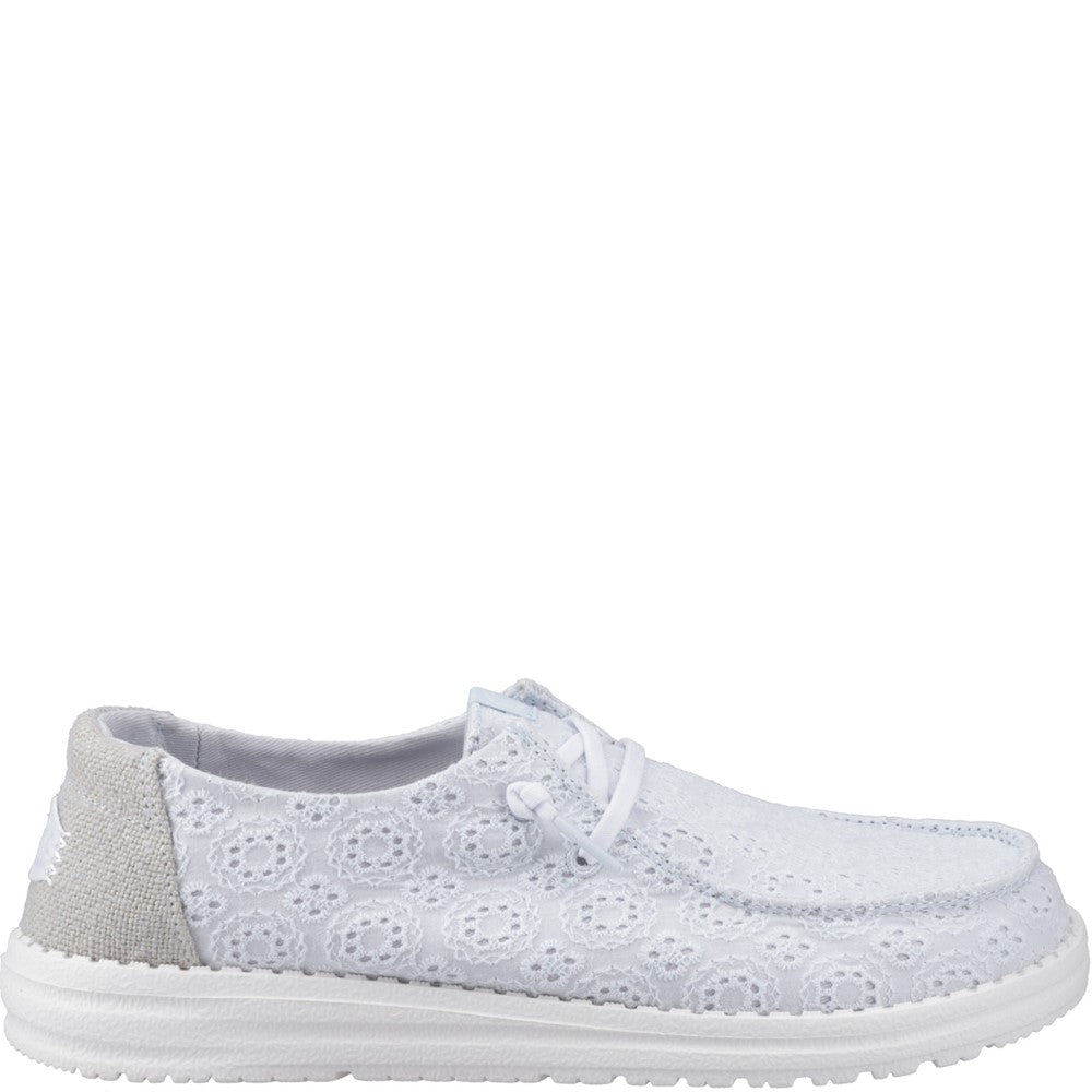 Women's HEYDUDE Wendy Eyelet Lace Shoes