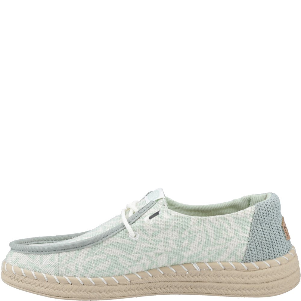 Women's HEYDUDE Wendy Espadrille Retro Palm Shoes