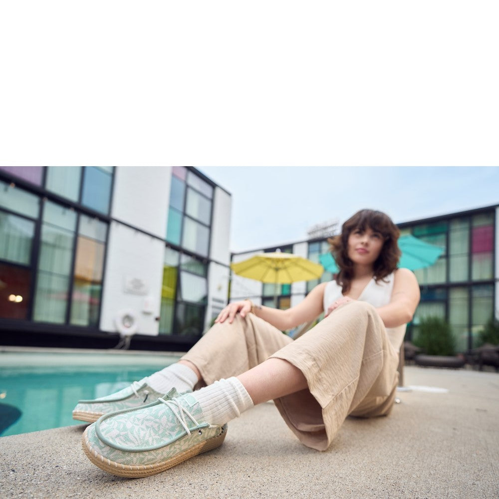 Women's HEYDUDE Wendy Espadrille Retro Palm Shoes