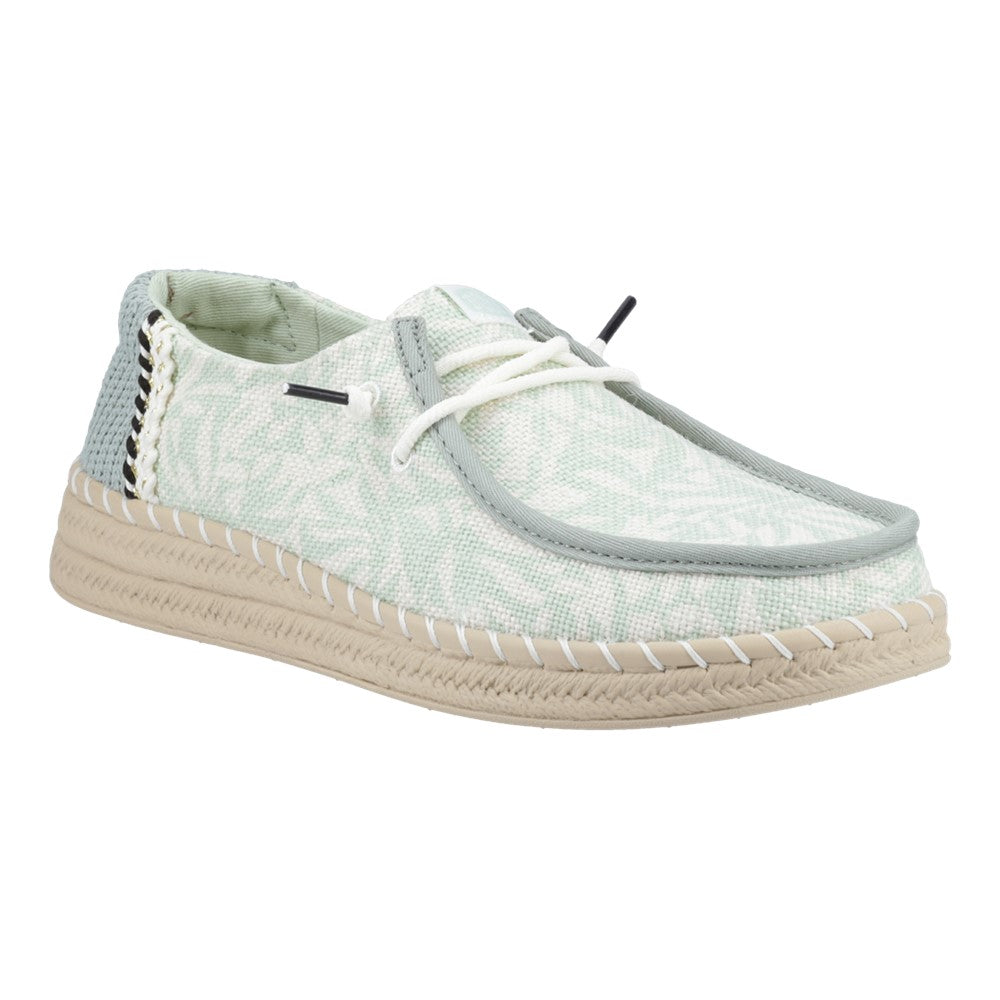 Women's HEYDUDE Wendy Espadrille Retro Palm Shoes