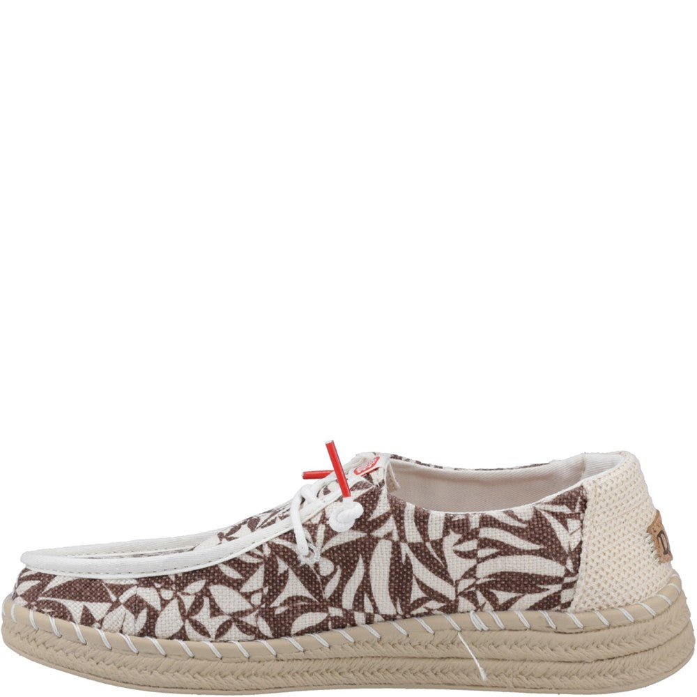 Women's HEYDUDE Wendy Espadrille Retro Palm Shoes