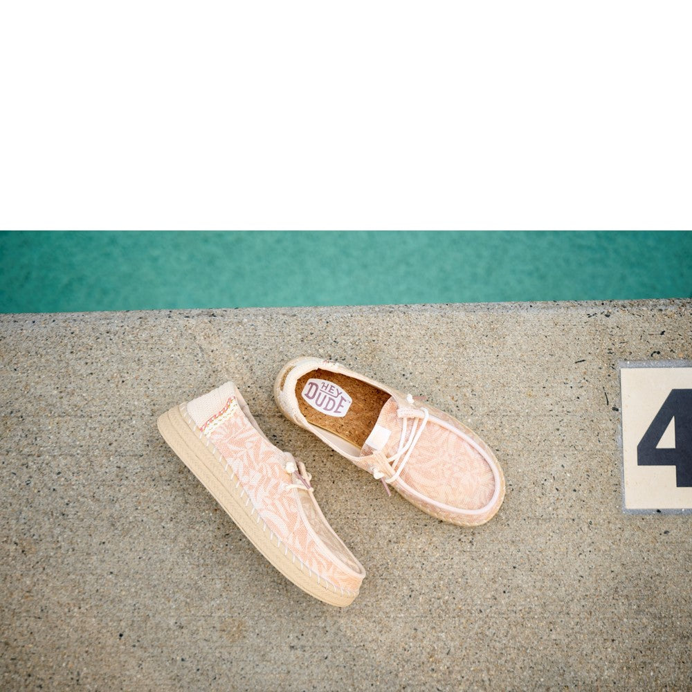 Women's HEYDUDE Wendy Espadrille Retro Palm Shoes