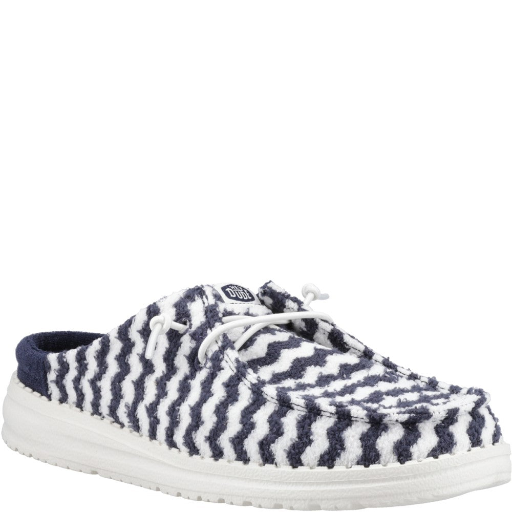 Women's HEYDUDE Wendy Slip Terry Stripe Mule