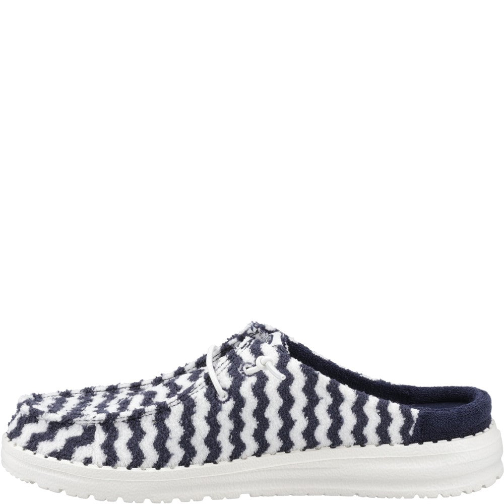 Women's HEYDUDE Wendy Slip Terry Stripe Mule