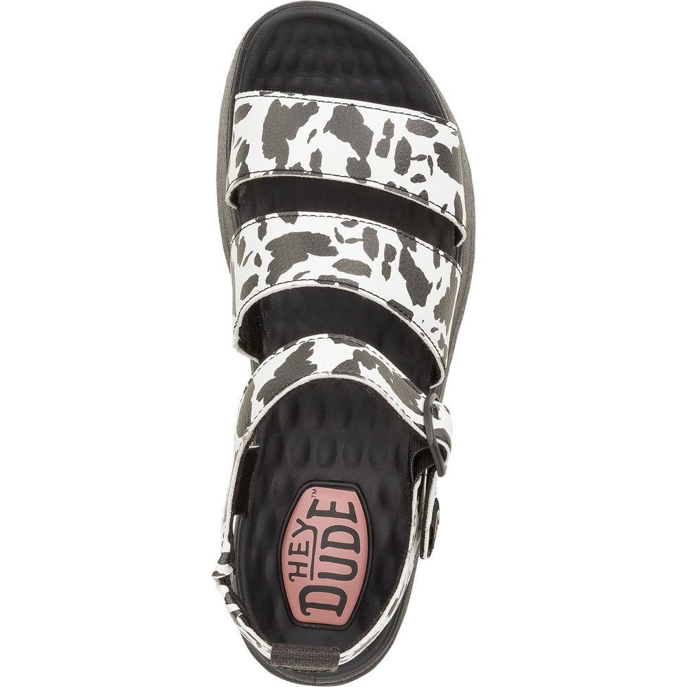 Women's HEYDUDE Delray Buckle Animal Sandal