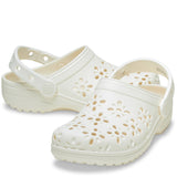 Unisex Crocs Classic Floral Cut Out Clog
