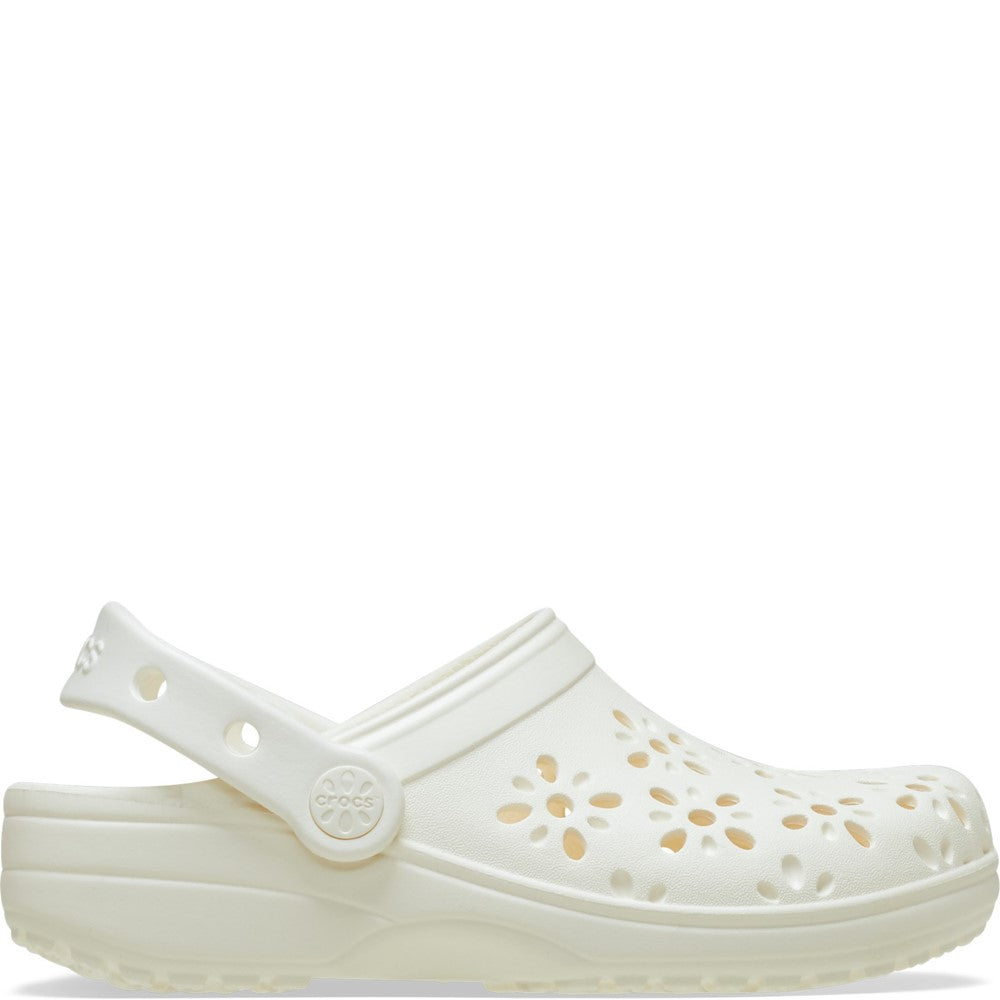 Unisex Crocs Classic Floral Cut Out Clog