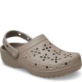 Unisex Crocs Classic Floral Cut Out Clog