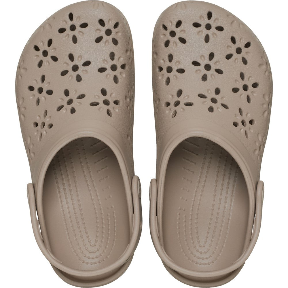 Unisex Crocs Classic Floral Cut Out Clog