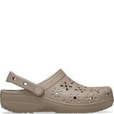 Unisex Crocs Classic Floral Cut Out Clog
