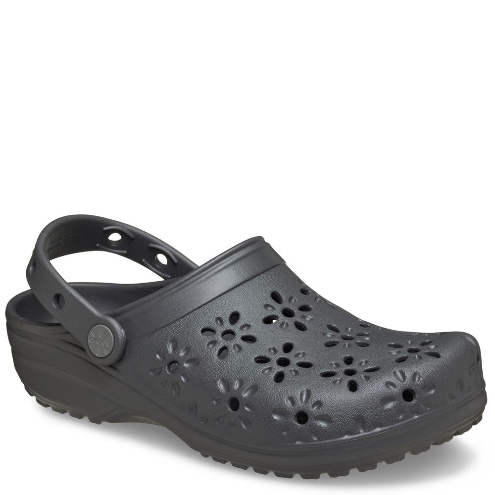 Unisex Crocs Classic Floral Cut Out Clog
