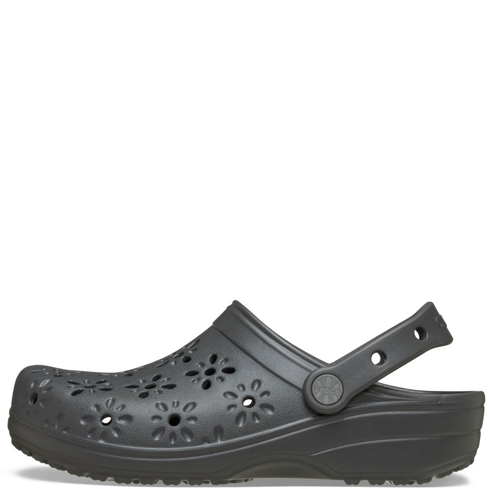 Unisex Crocs Classic Floral Cut Out Clog