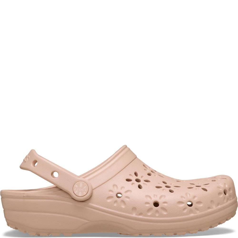 Unisex Crocs Classic Floral Cut Out Clog