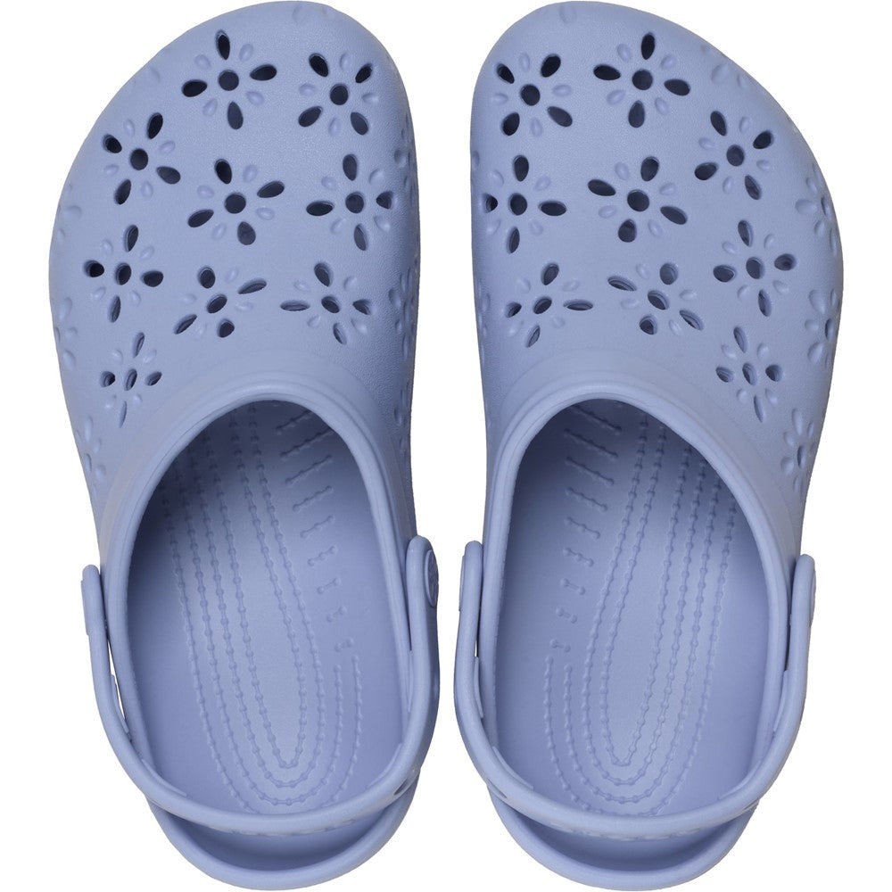 Unisex Crocs Classic Floral Cut Out Clog