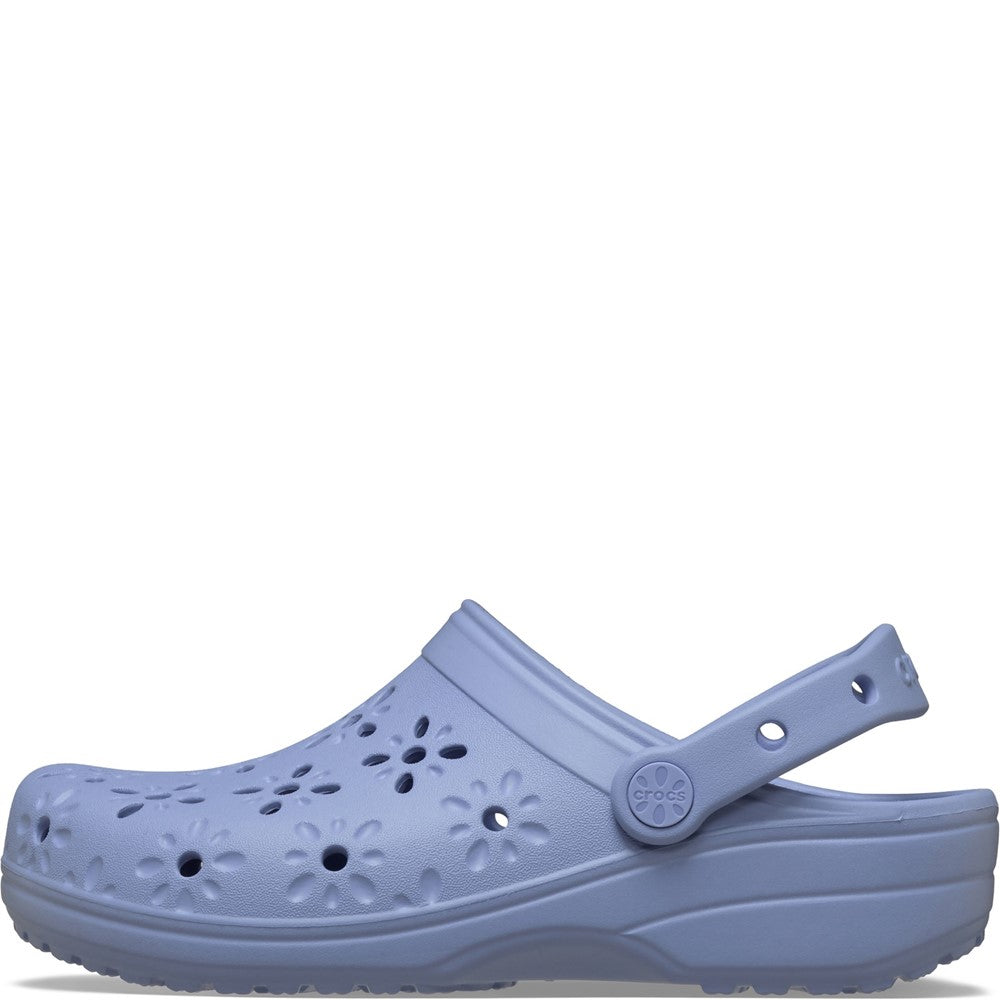 Unisex Crocs Classic Floral Cut Out Clog