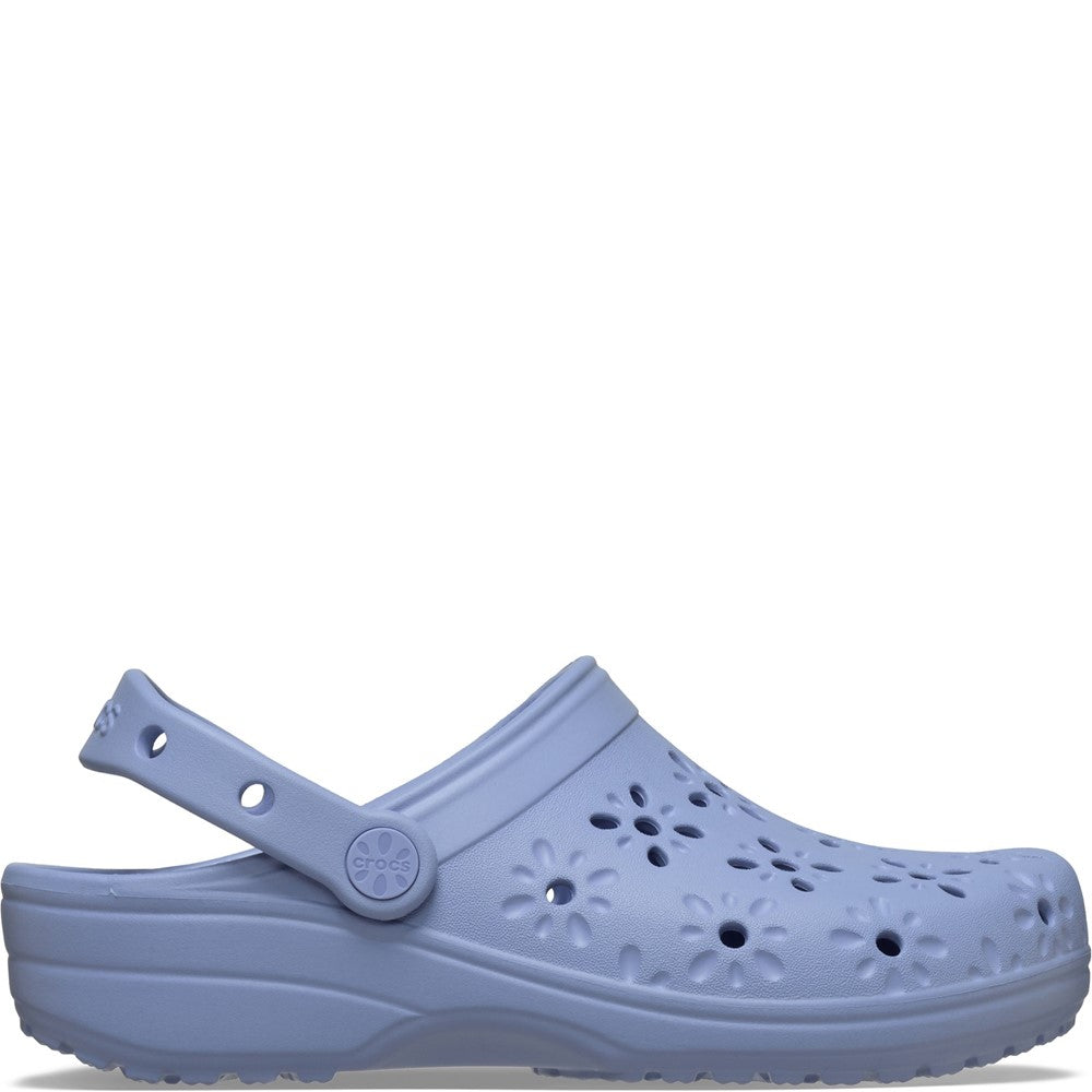 Unisex Crocs Classic Floral Cut Out Clog
