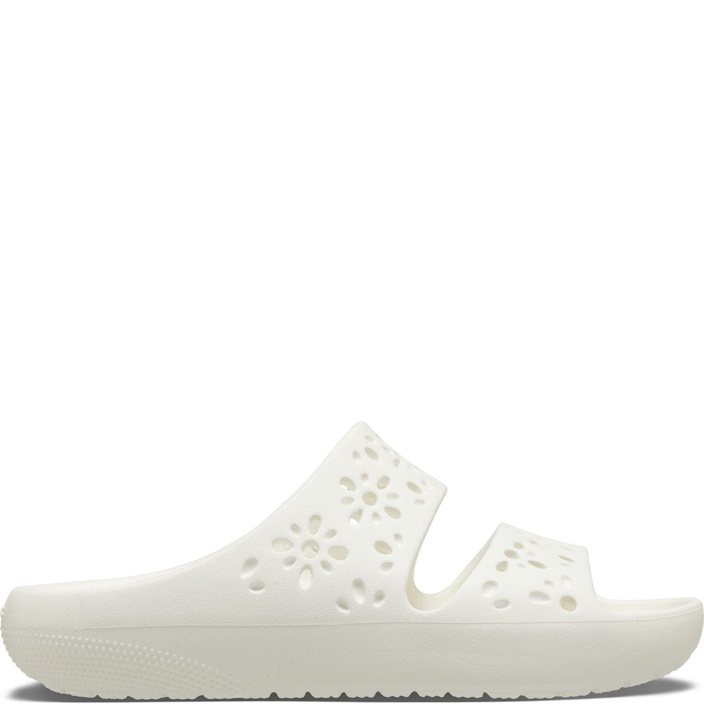 Unisex Crocs Classic Floral Cut Out Sandal