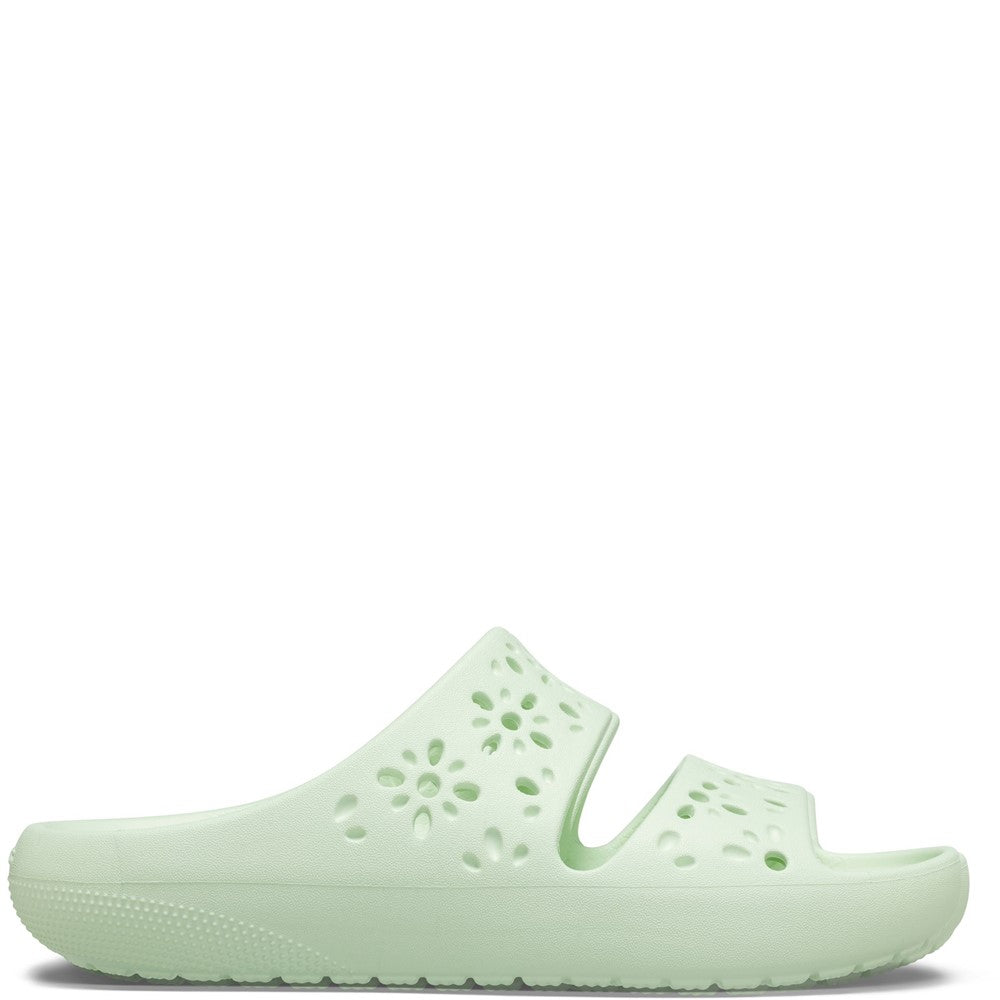 Unisex Crocs Classic Floral Cut Out Sandal