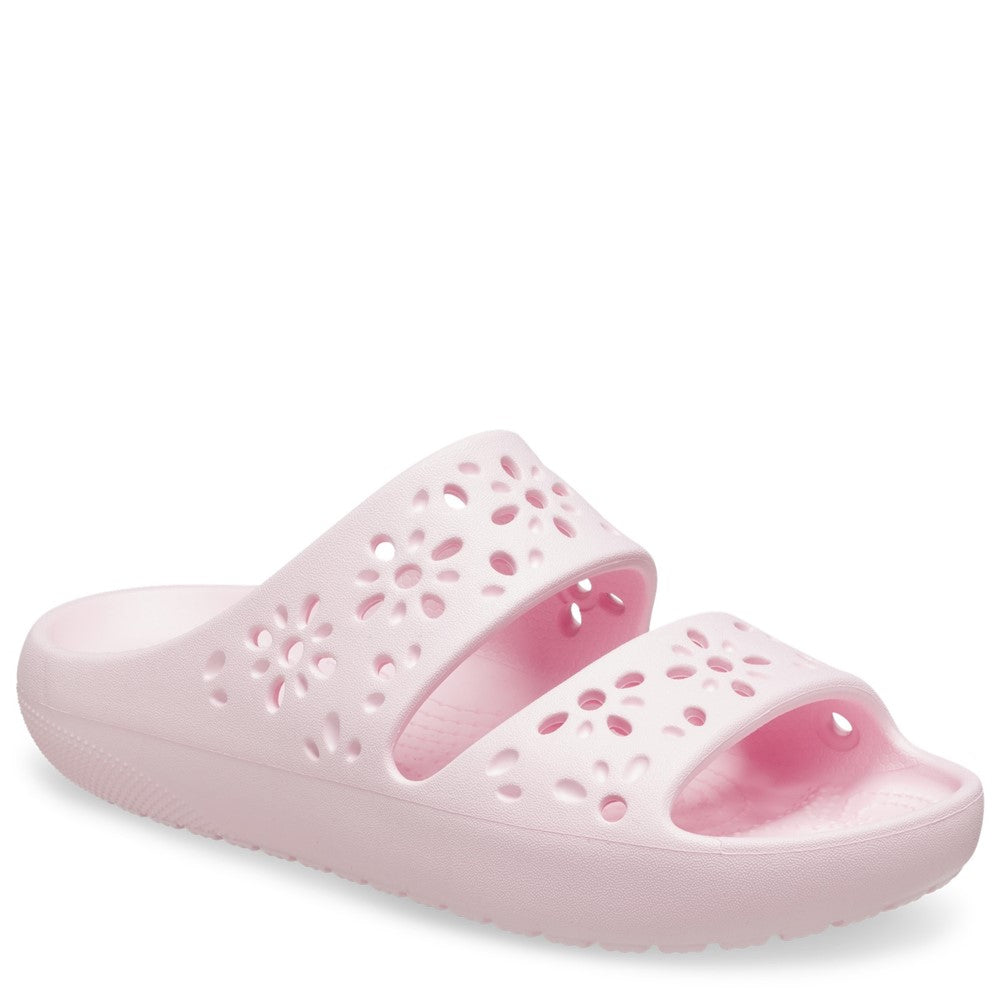 Unisex Crocs Classic Floral Cut Out Sandal