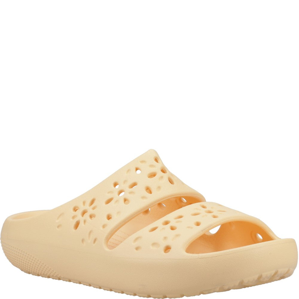 Unisex Crocs Classic Floral Cut Out Sandal
