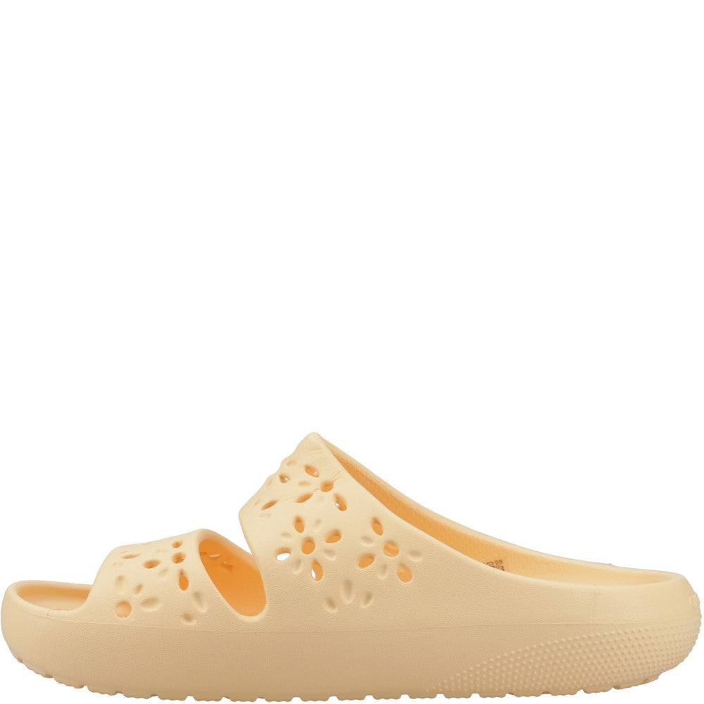 Unisex Crocs Classic Floral Cut Out Sandal