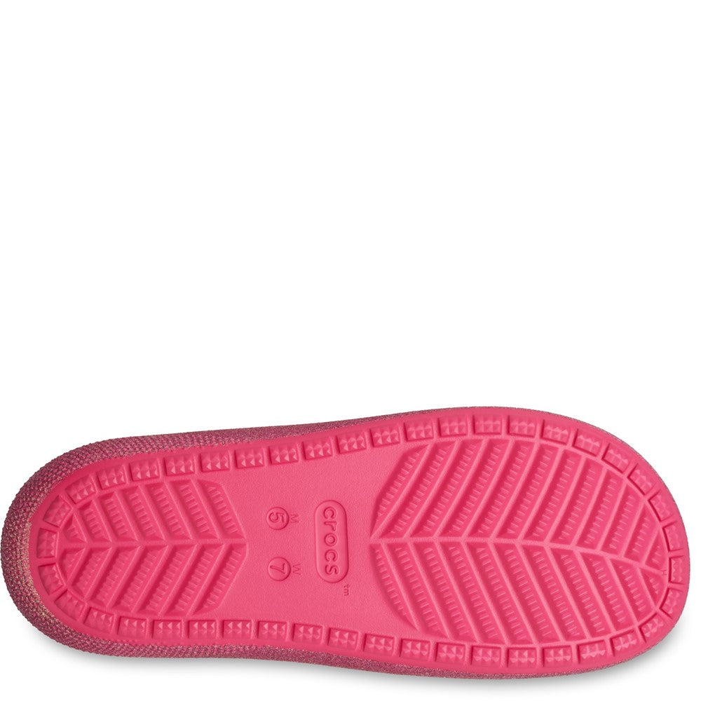 Unisex Crocs Classic Iridescent Glitter Sandal